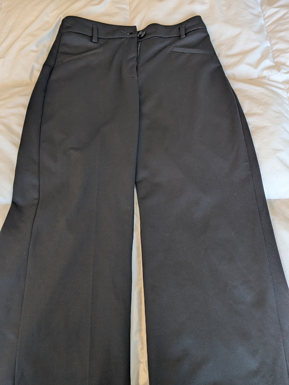 Women's Black Dress Pants - Classic Straight Fit